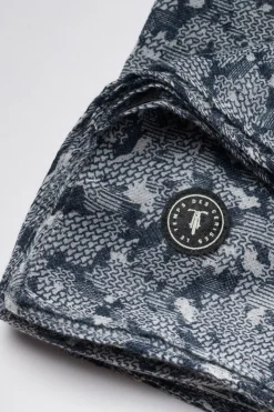 Homme Le Temps des Cerises Écharpes & Foulards-Foulard Rimor Bleu Nuit