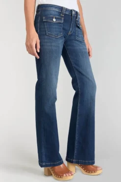 Femme Le Temps des Cerises Coupe Flare / Bootcut-Four Flare Jeans Bleu N°2