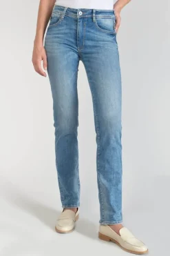 Femme Le Temps des Cerises Coupe Regular-Foxe Pulp Regular Taille Haute Jeans Bleu N°4