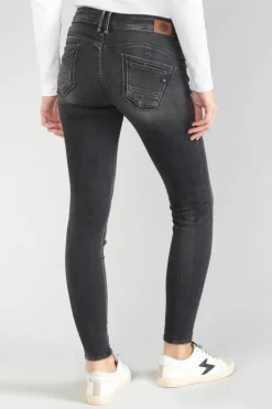 Femme Le Temps des Cerises Coupe Slim-Geos Pulp Slim 7/8Eme Jeans Destroy Noir N°1