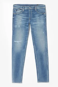 Homme Le Temps des Cerises Coupe Adjusted-Groov 700/11 Adjusted Jeans Destroy Bleu N°4