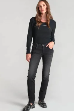 Femme Le Temps des Cerises Coupe Regular-Haid Pulp Regular Jeans Noir N°1