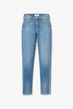 Femme Le Temps des Cerises Coupe Slim-Houp Pulp Slim Taille Haute Jeans Bleu N°3