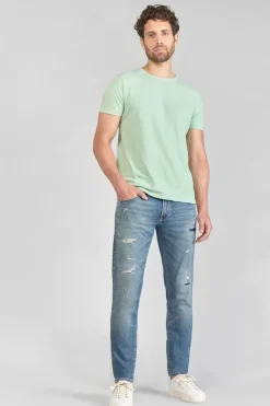 Homme Le Temps des Cerises Coupe Adjusted-Jogg 700/11 Adjusted Jeans Destroy Bleu N°4