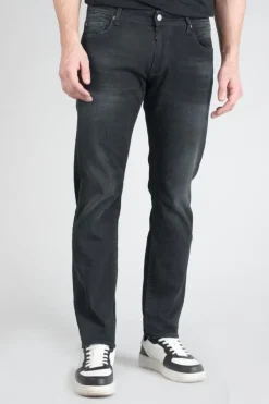 Homme Le Temps des Cerises Coupe Regular Confort-Jugando 800/12 Regular Jeans Bleu-Noir N°2