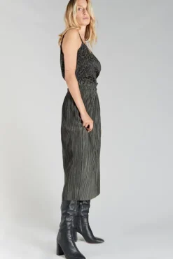 Femme Le Temps des Cerises Shorts & Jupes-Jupe Longue Karoli Kaki