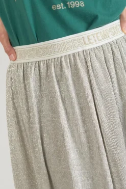 Femme Le Temps des Cerises Shorts & Jupes-Jupe Longue Latoba Argentee