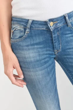 Femme Le Temps des Cerises Coupe Slim-Kawi Pulp Slim 7/8Eme Jeans Bleu N°3