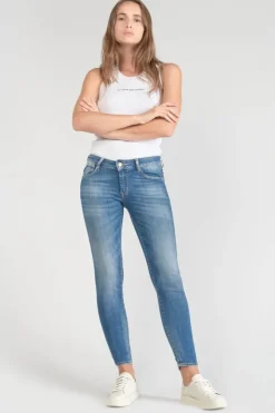 Femme Le Temps des Cerises Coupe Slim-Kawi Pulp Slim 7/8Eme Jeans Bleu N°3