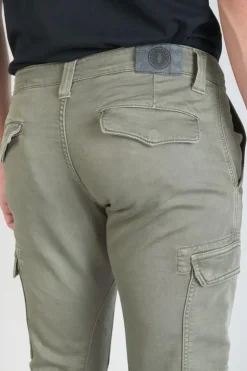 Homme Le Temps des Cerises Pantalons & Chinos-Koge Army Jogg Tapered Arque Kaki