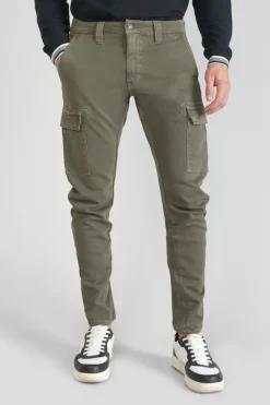 Homme Le Temps des Cerises Pantalons & Chinos-Koge Army Jogg Tapered Arque Kaki