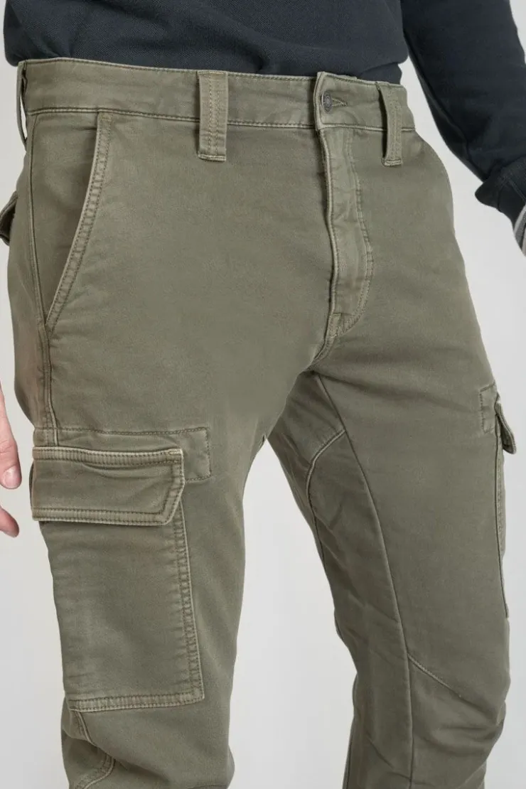 Homme Le Temps des Cerises Pantalons & Chinos-Koge Army Jogg Tapered Arque Kaki