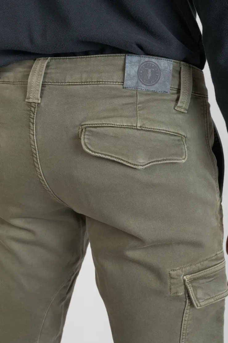 Homme Le Temps des Cerises Pantalons & Chinos-Koge Army Jogg Tapered Arque Kaki