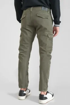 Homme Le Temps des Cerises Pantalons & Chinos-Koge Army Jogg Tapered Arque Kaki
