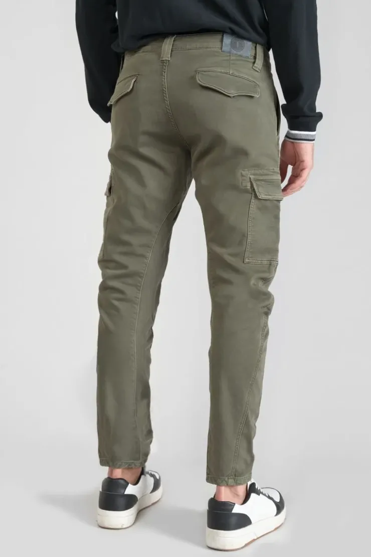 Homme Le Temps des Cerises Pantalons & Chinos-Koge Army Jogg Tapered Arque Kaki
