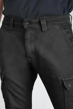 Homme Le Temps des Cerises Pantalons & Chinos-Koge Army Jogg Tapered Arque Noir