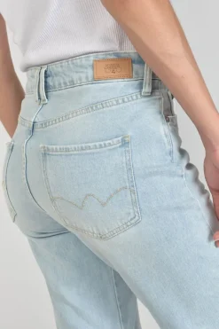 Femme Le Temps des Cerises Coupe Regular-Lux 400/19 Mom Taille Haute Jeans Bleu N°5