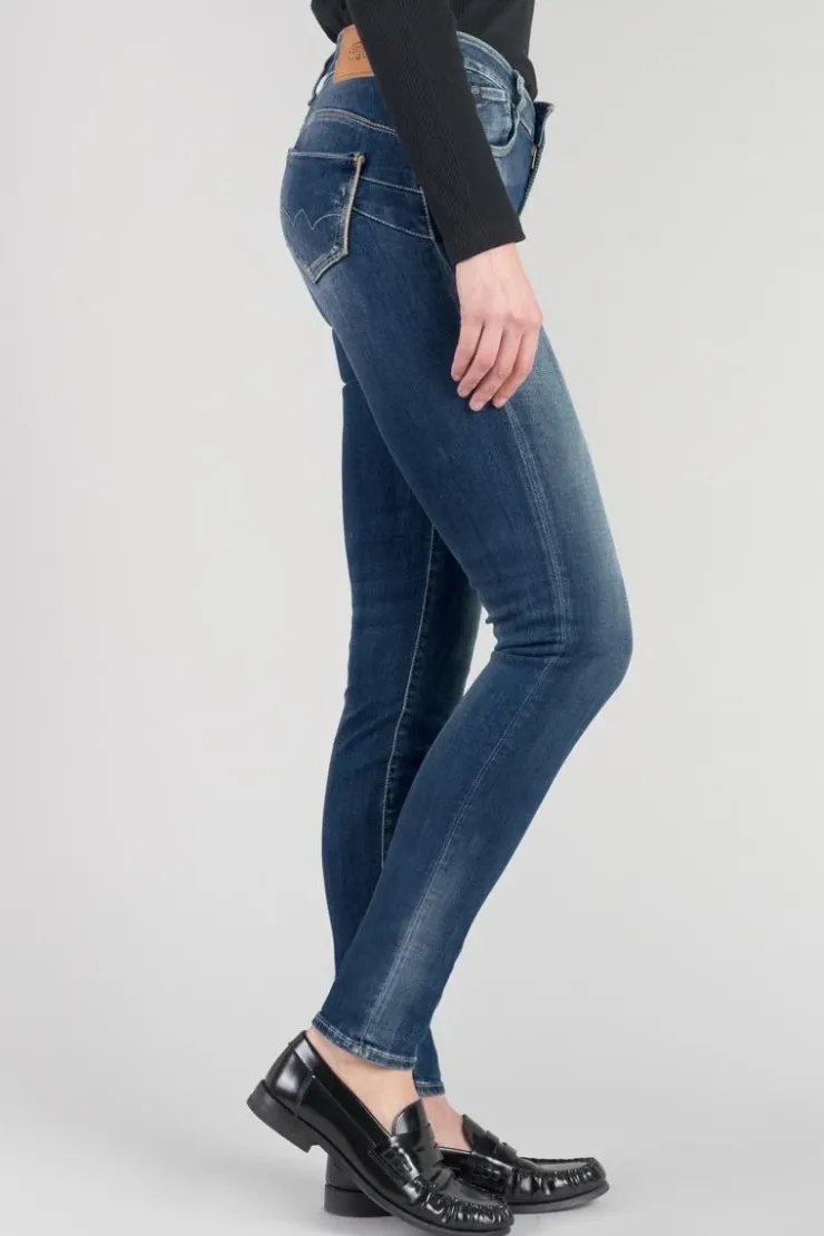 Femme Le Temps des Cerises Coupe Slim-Menars Pulp Slim Taille Haute Jeans Bleu N°3