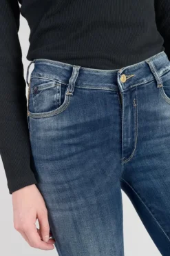 Femme Le Temps des Cerises Coupe Slim-Menars Pulp Slim Taille Haute Jeans Bleu N°3
