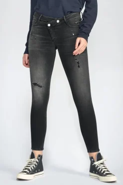 Femme Le Temps des Cerises Coupe Slim-Meteors Pulp Slim 7/8Eme Jeans Noir N°1