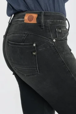 Femme Le Temps des Cerises Coupe Slim-Meteors Pulp Slim 7/8Eme Jeans Noir N°1