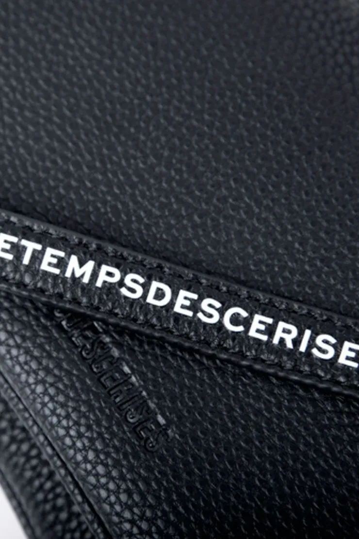 Femme Le Temps des Cerises Sacs & Portefeuilles-Mini Sac A Bandouliere Imprimee Jade Noir