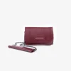 Femme Le Temps des Cerises Sacs & Portefeuilles-Mini Sac A Bandouliere Jade Bordeaux Plisse