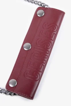 Femme Le Temps des Cerises Sacs & Portefeuilles-Mini Sac A Bandouliere Jade Bordeaux Plisse