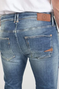 Homme Le Temps des Cerises Coupe Skinny-Mistral Power Skinny 7/8Eme Jeans Destroy Bleu N°3