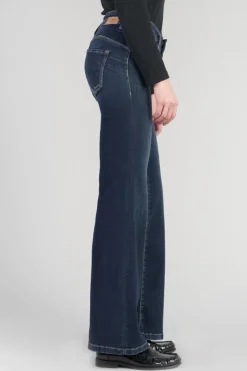 Femme Le Temps des Cerises Taille Haute-Nancy Pulp Flare Taille Haute Jeans Bleu N°1