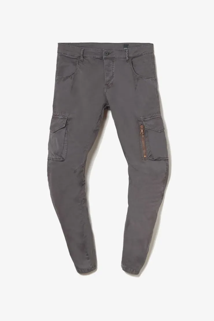 Homme Le Temps des Cerises Pantalons & Chinos-Pantalon Cargo Alban Gris