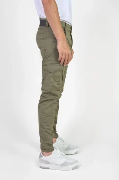 Homme Le Temps des Cerises Pantalons & Chinos-Pantalon Cargo Alban Kaki