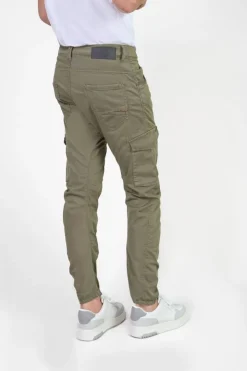 Homme Le Temps des Cerises Pantalons & Chinos-Pantalon Cargo Alban Kaki