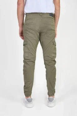 Homme Le Temps des Cerises Pantalons & Chinos-Pantalon Cargo Alban Kaki