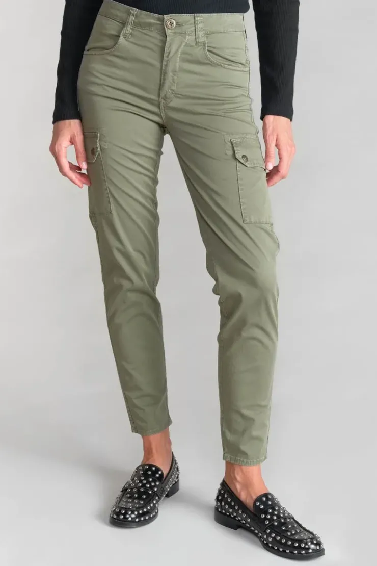 Femme Le Temps des Cerises Pantalons & Chinos-Pantalon Cargo Balard Kaki