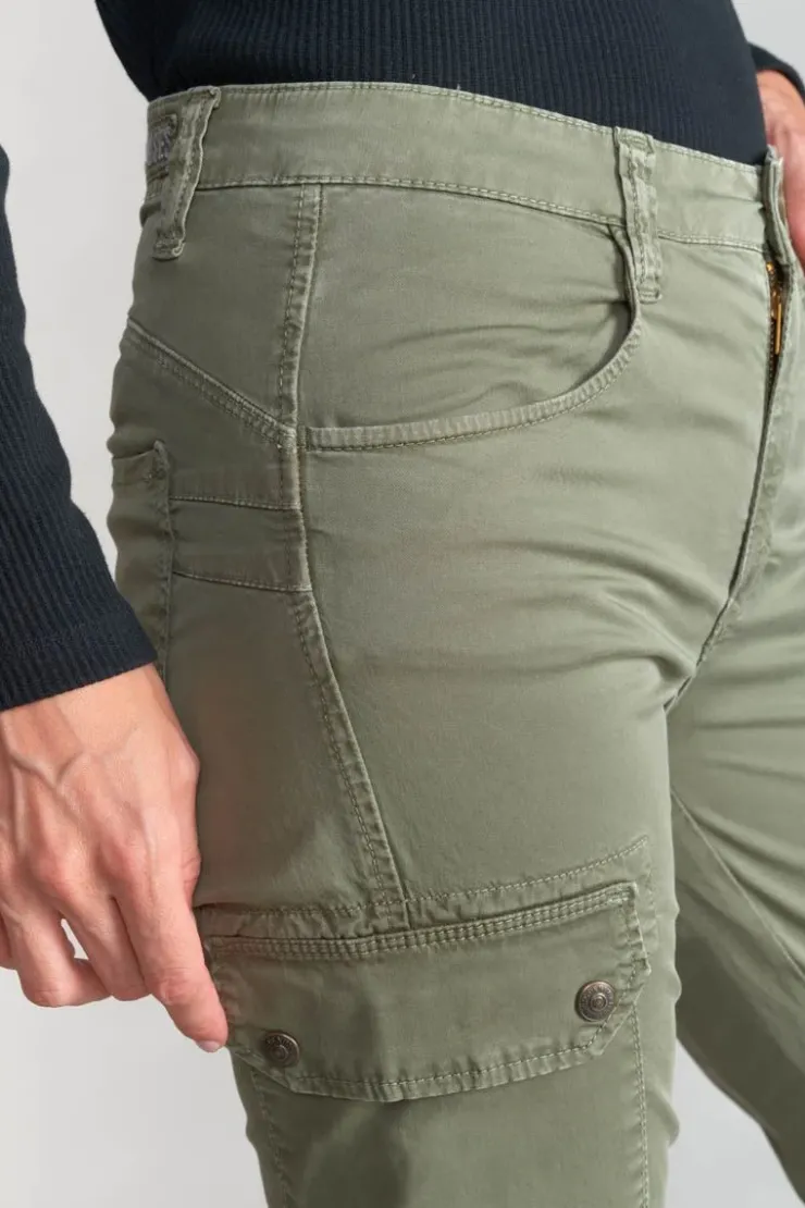 Femme Le Temps des Cerises Pantalons & Chinos-Pantalon Cargo Balard Kaki
