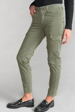 Femme Le Temps des Cerises Pantalons & Chinos-Pantalon Cargo Balard Kaki