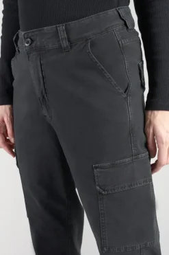 Femme Le Temps des Cerises Pantalons & Chinos-Pantalon Cargo Castellas Noir