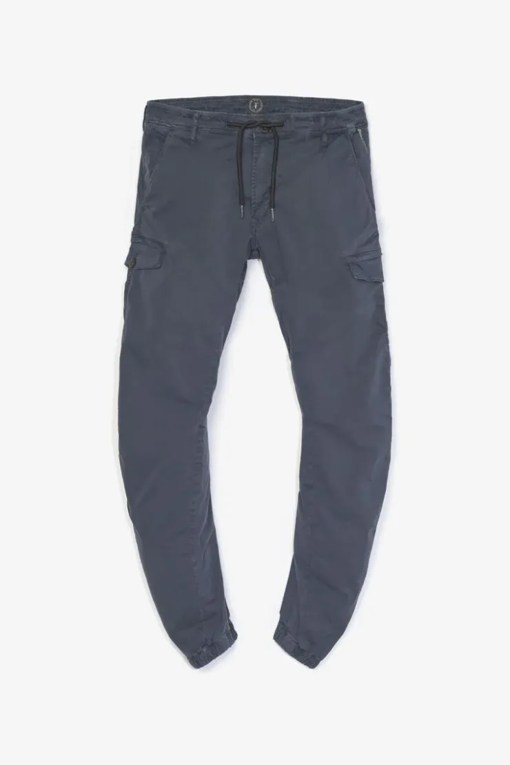 Homme Le Temps des Cerises Pantalons & Chinos-Pantalon Cargo Vedje Bleu Marine