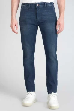 Homme Le Temps des Cerises Coupe Regular Confort-Pantalon Chino Dejean En Jeans Bleu