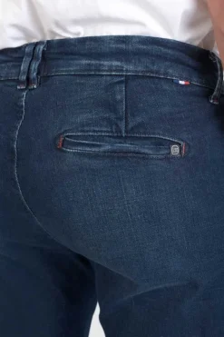 Homme Le Temps des Cerises Coupe Regular Confort-Pantalon Chino Dejean En Jeans Bleu