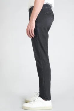 Homme Le Temps des Cerises Coupe Regular Confort-Pantalon Chino Dejean En Jeans Noir Delave