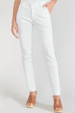 Femme Le Temps des Cerises Pantalons & Chinos-Pantalon Chino Dyli3 Blanc