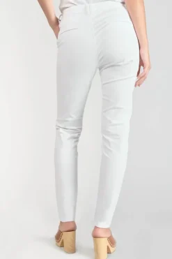 Femme Le Temps des Cerises Pantalons & Chinos-Pantalon Chino Dyli3 Blanc