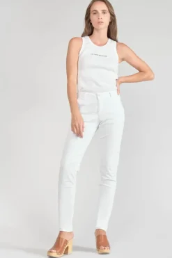 Femme Le Temps des Cerises Pantalons & Chinos-Pantalon Chino Dyli3 Blanc