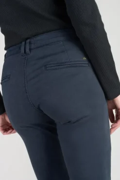 Femme Le Temps des Cerises Pantalons & Chinos-Pantalon Chino Dyli4 Bleu Nuit