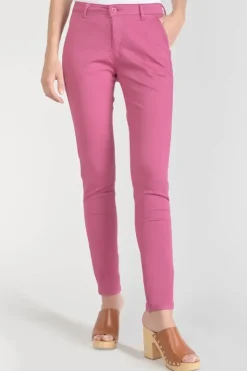 Femme Le Temps des Cerises Pantalons & Chinos-Pantalon Chino Dyli3 Fuchsia