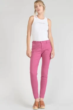 Femme Le Temps des Cerises Pantalons & Chinos-Pantalon Chino Dyli3 Fuchsia