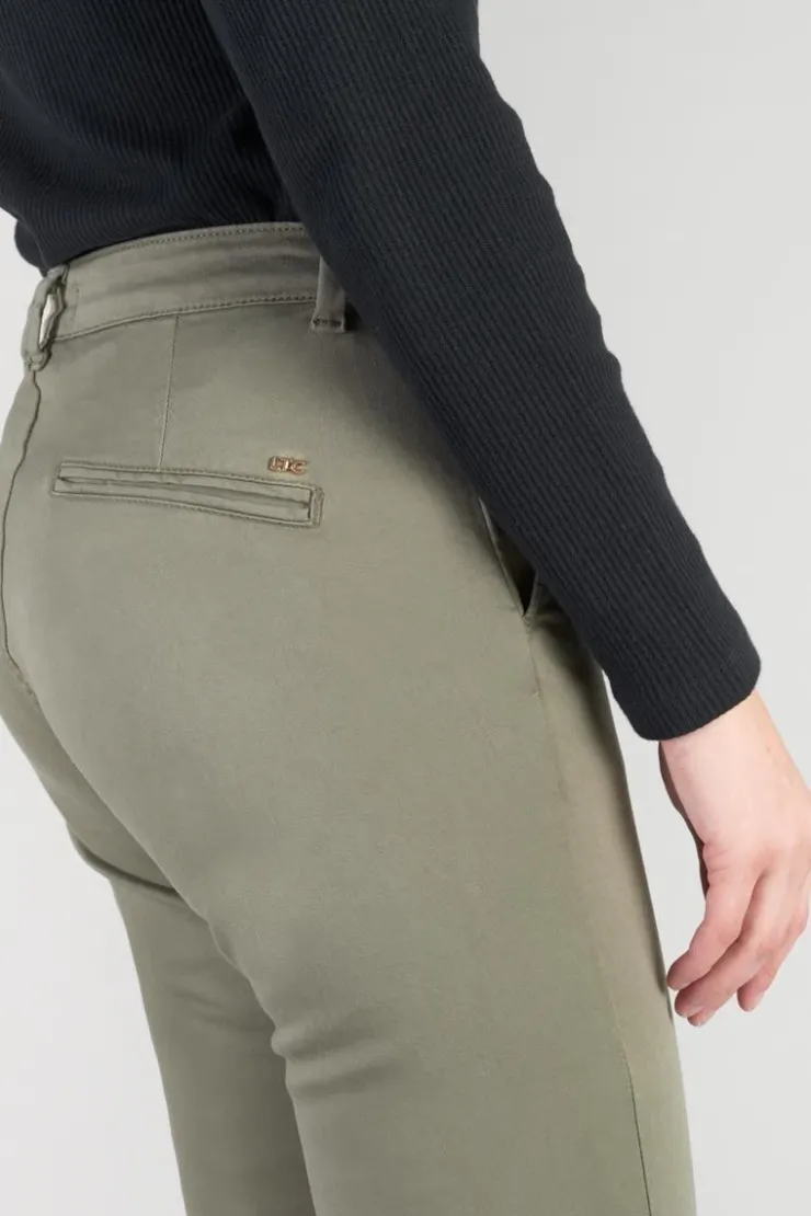Femme Le Temps des Cerises Pantalons & Chinos-Pantalon Chino Dyli4 Kaki