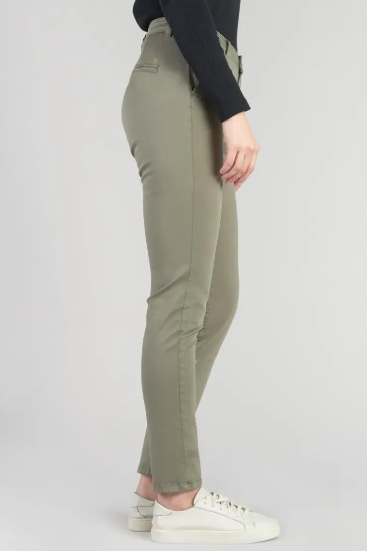 Femme Le Temps des Cerises Pantalons & Chinos-Pantalon Chino Dyli4 Kaki